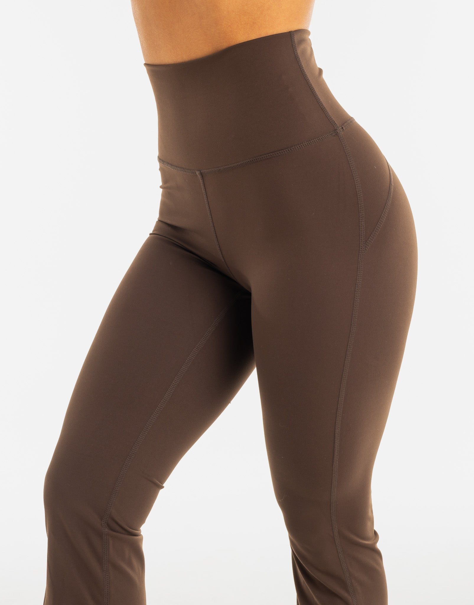 Flare Leggings - Fudge Brown