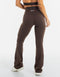 Flare Leggings - Fudge Brown