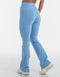 Flare Pocket Leggings - Process Blue