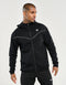 Echt Tech Zip-Up Hoodie - Black