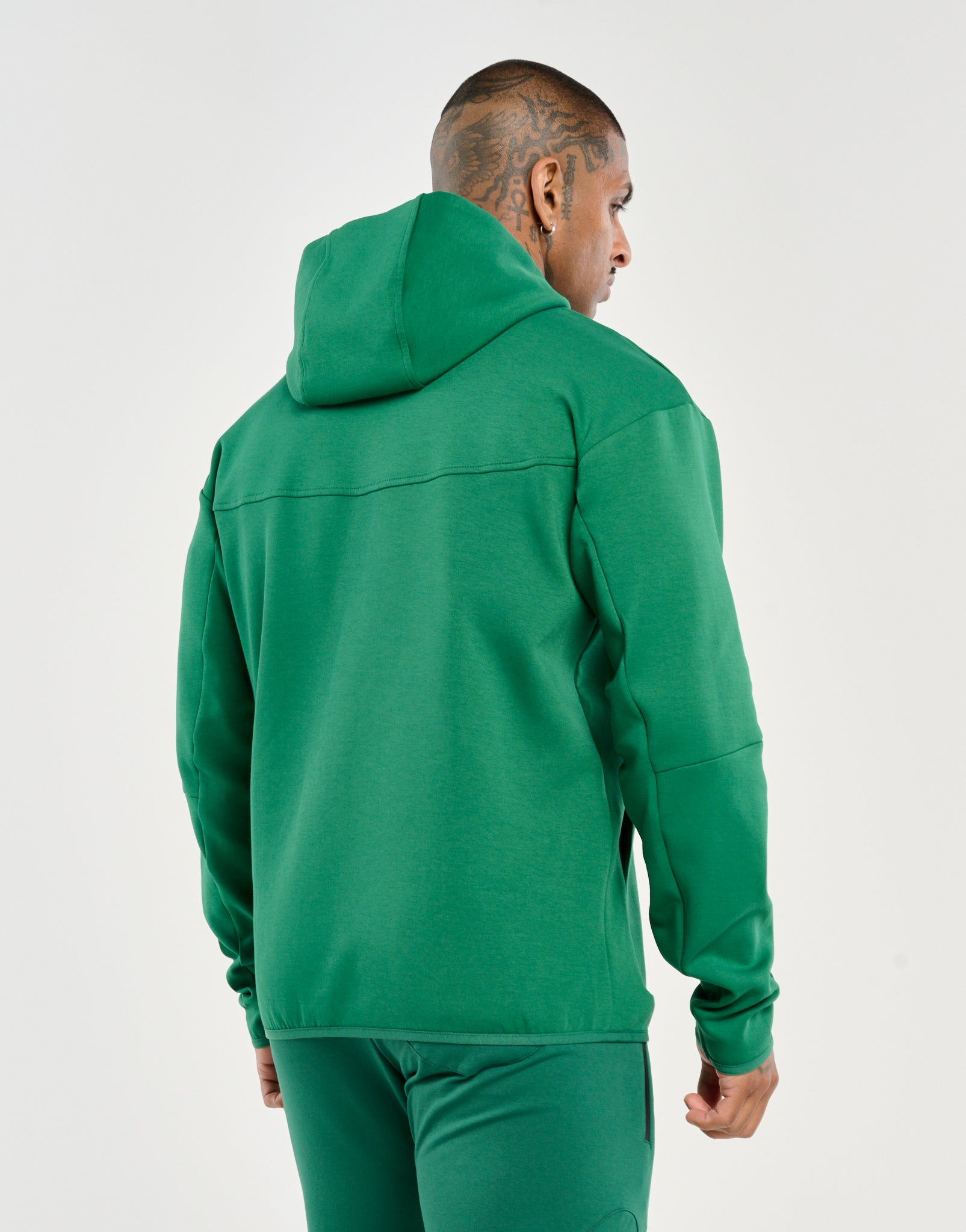 Echt Tech Zip-Up Hoodie - Green