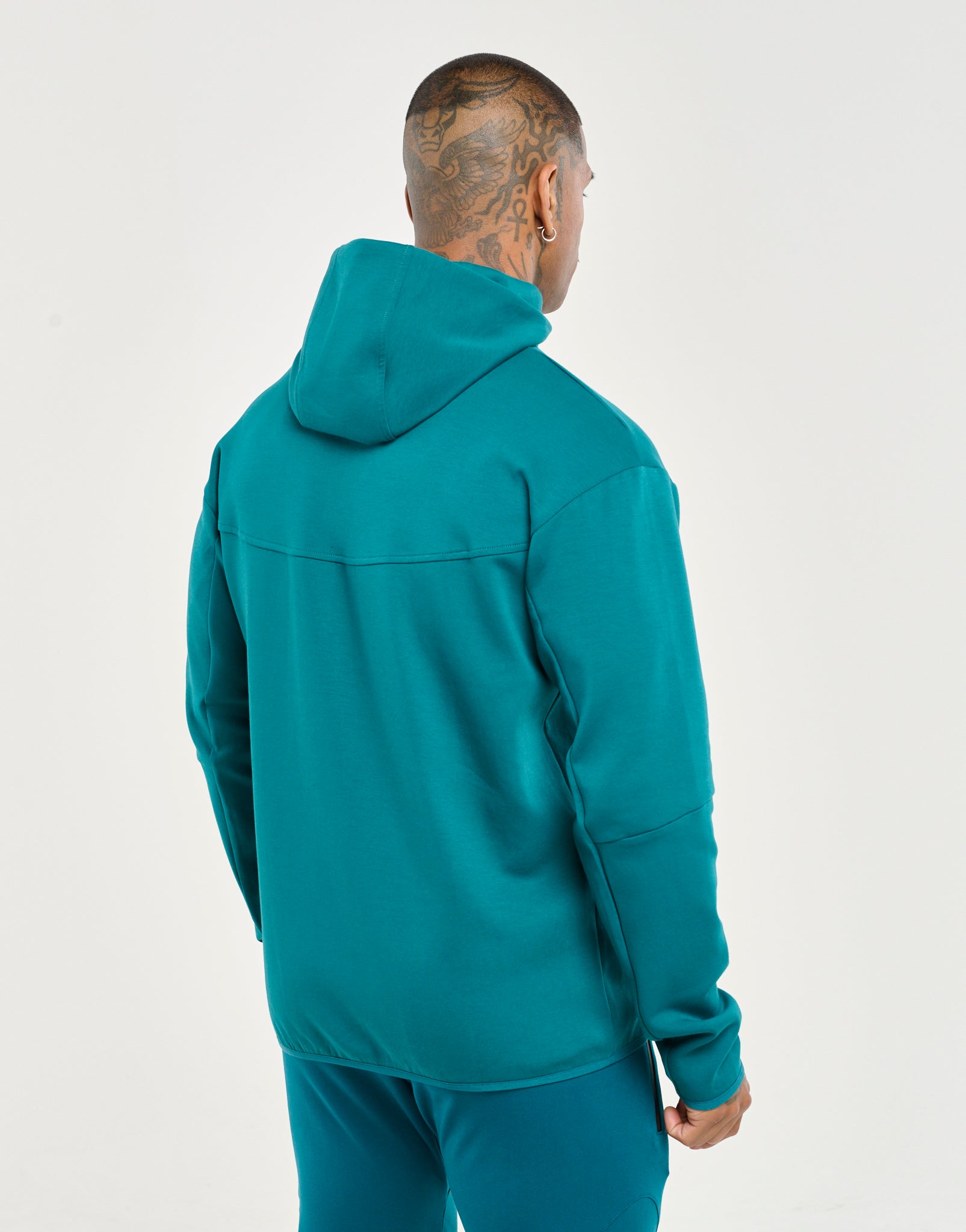 Echt Tech Zip-Up Hoodie - Teal