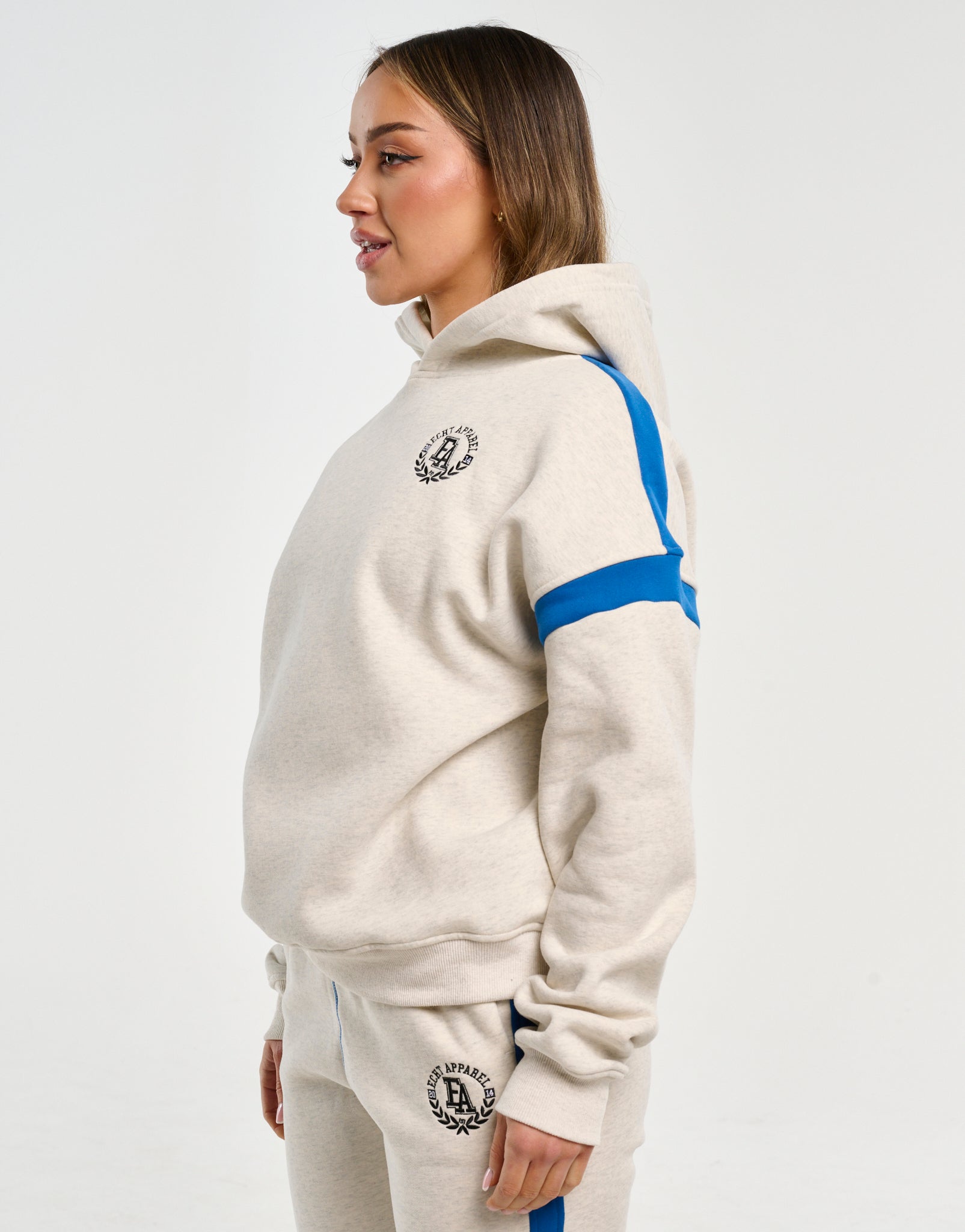 Top Marks Hoodie - Heather Grey (Blue)