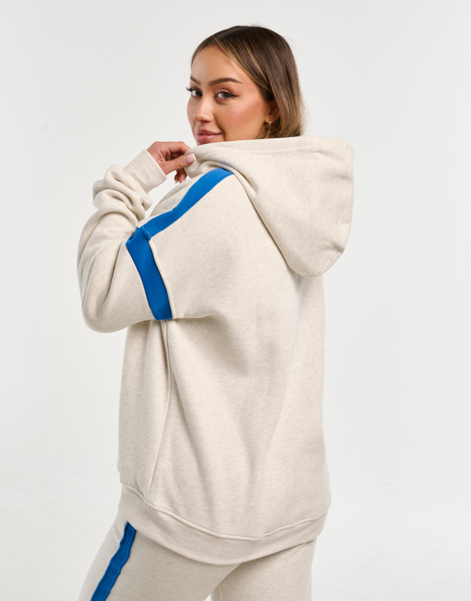 Top Marks Hoodie - Heather Grey (Blue)