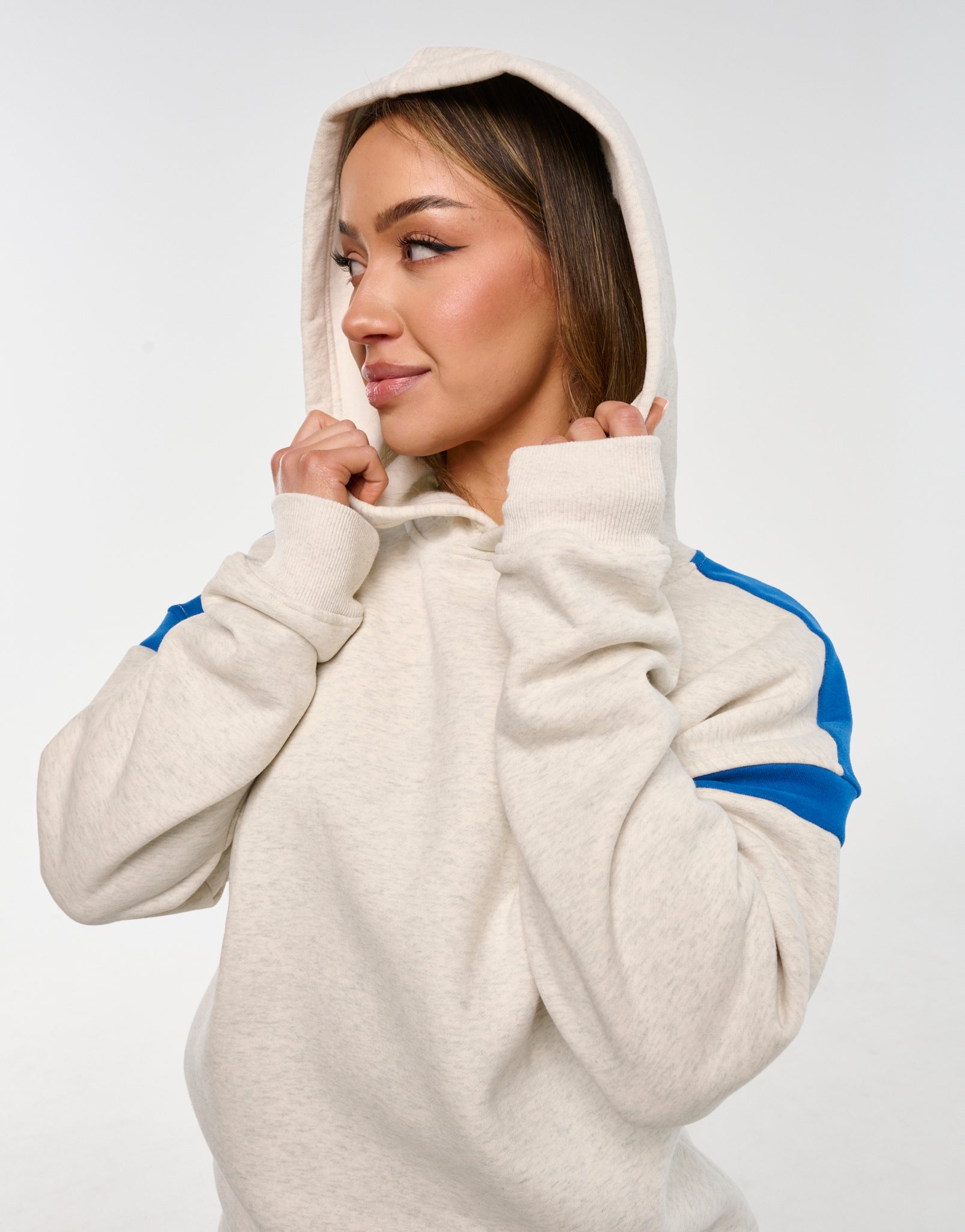 Top Marks Hoodie - Heather Grey (Blue)