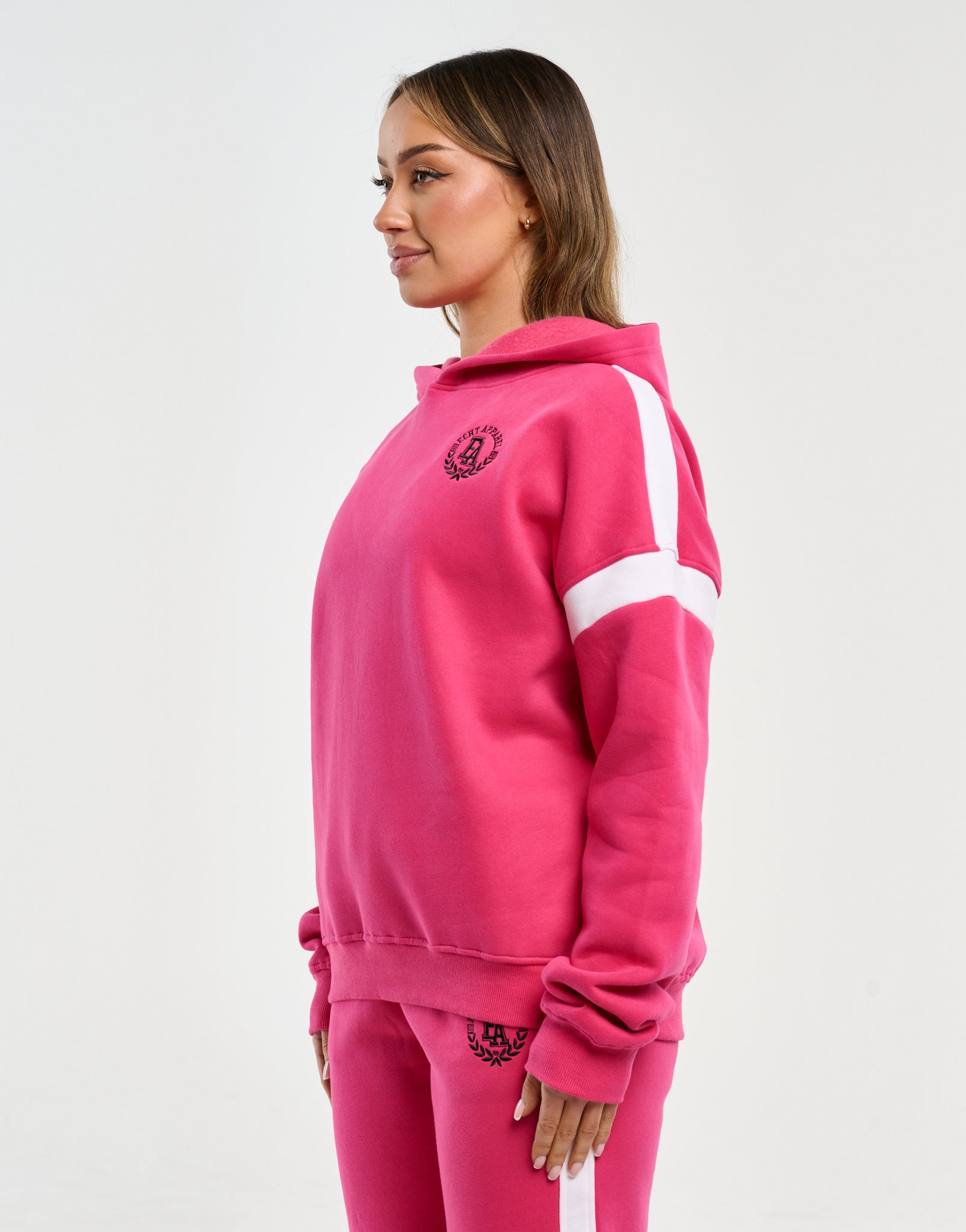 Top Marks Hoodie - Bright Pink