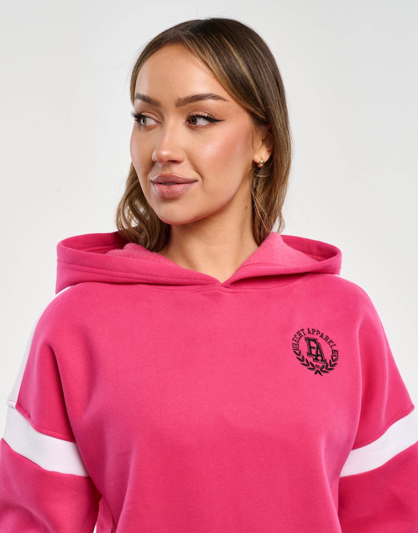 Top Marks Hoodie - Bright Pink