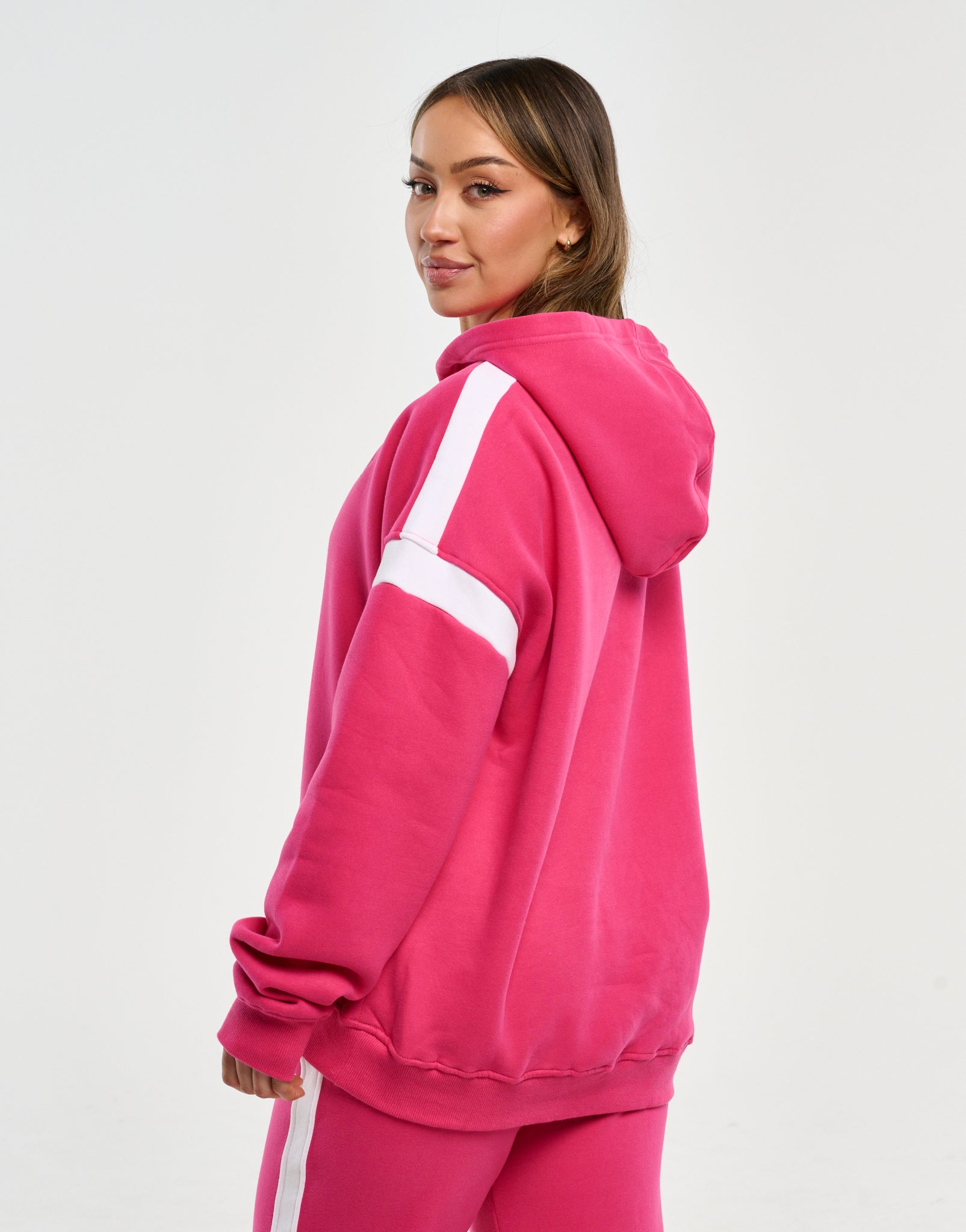 Top Marks Hoodie - Bright Pink