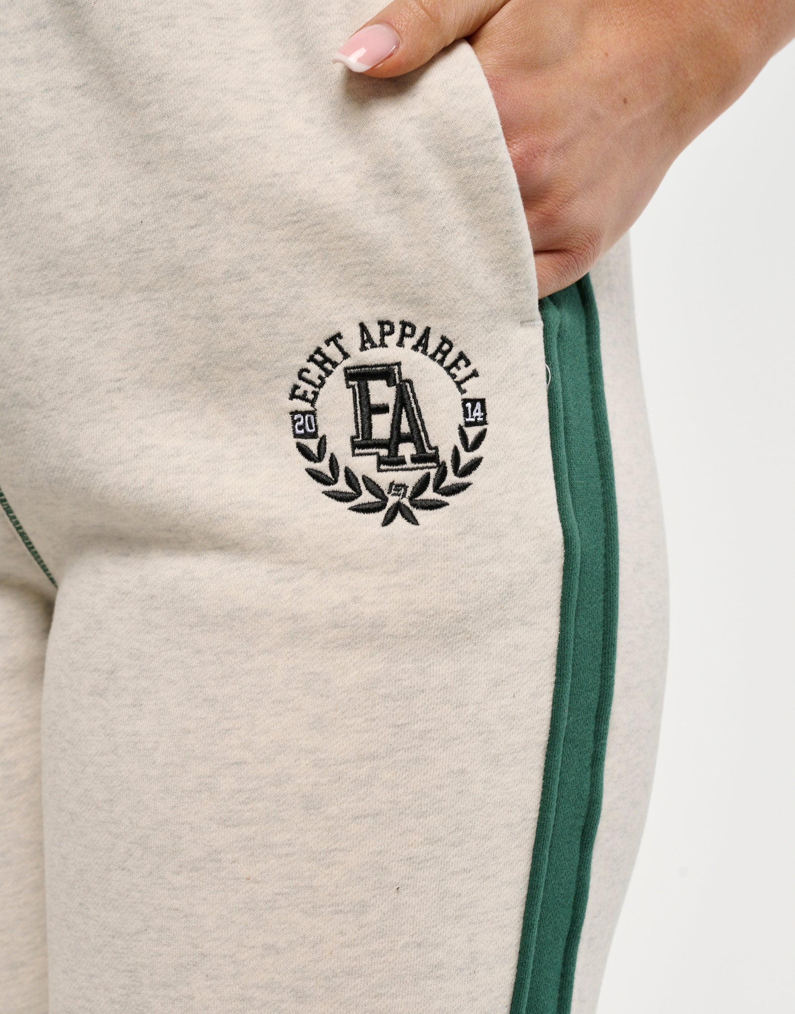 Top Marks Sweatpants - Heather Grey (Green)