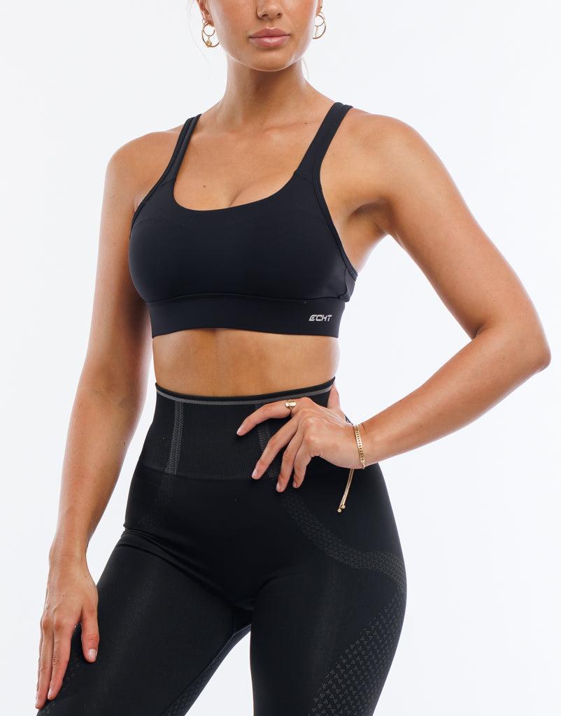 Essence Sports Bra - Black