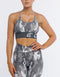 Hyper Camo Sports Bra - Stealth Grey