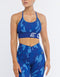 Hyper Camo Sports Bra - Hyper Blue