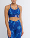 Hyper Camo Sports Bra - Hyper Blue