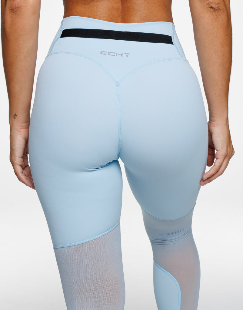 Crossover Leggings - Blue Bird