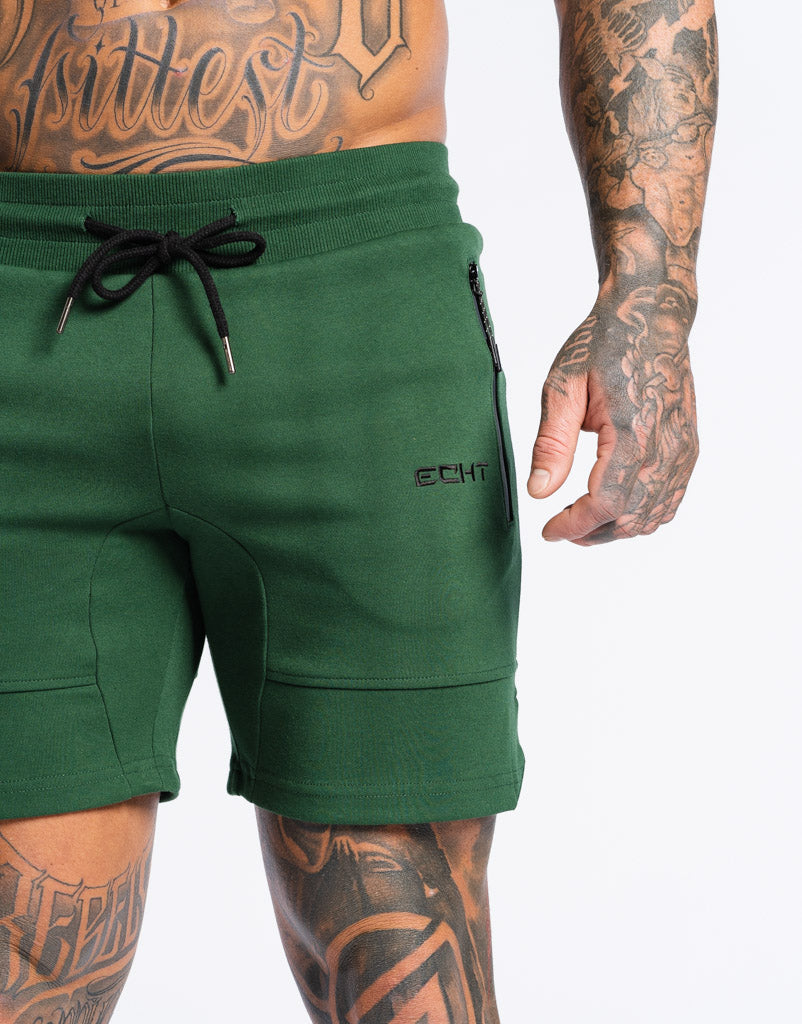 Echt Force Knit Shorts - Dark Green