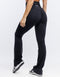 Flare Scrunch Leggings - Black