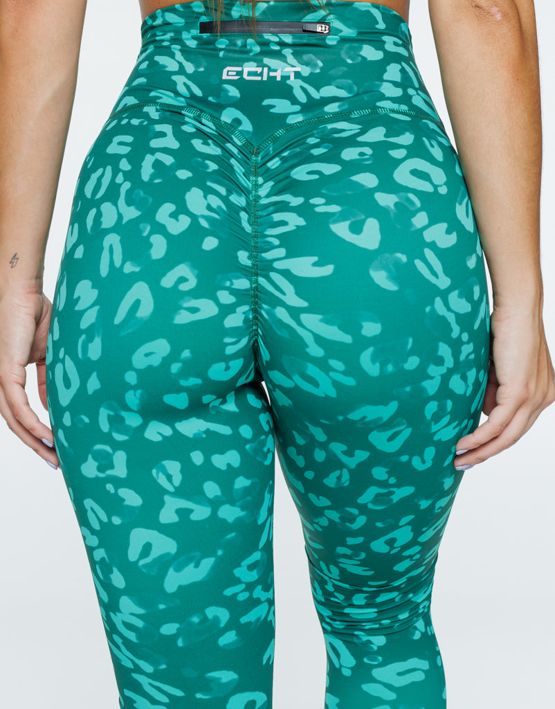 Avant Scrunch Leggings - Emerald Green