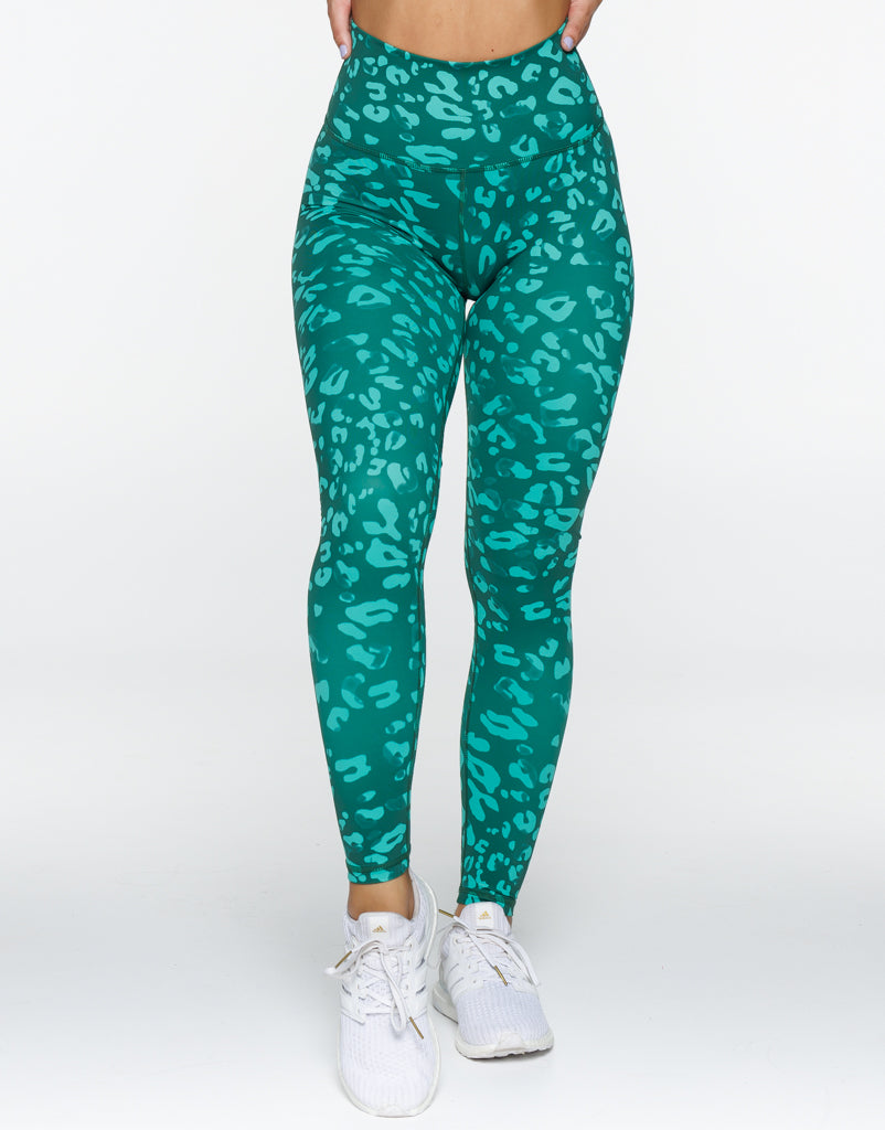 Avant Scrunch Leggings - Emerald Green