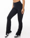 Flare Pocket Leggings - Black