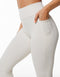 Flare Pocket Leggings - Cream