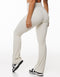 Flare Pocket Leggings - Cream