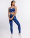 Hyper Camo Leggings - Hyper Blue