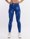 Hyper Camo Leggings - Hyper Blue