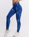 Hyper Camo Leggings - Hyper Blue