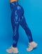 Hyper Camo Leggings - Hyper Blue